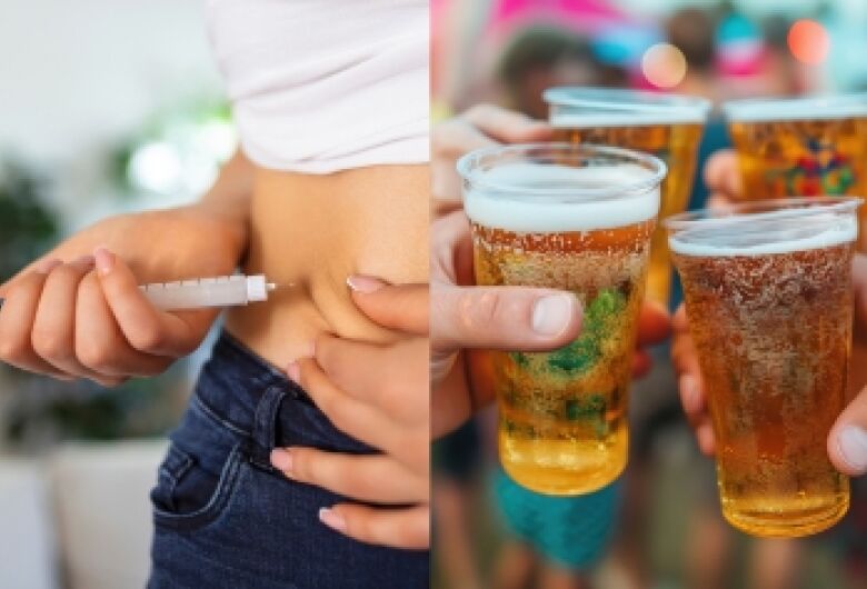 Especialista alerta para os riscos do consumo de álcool durante o uso de canetas emagrecedoras