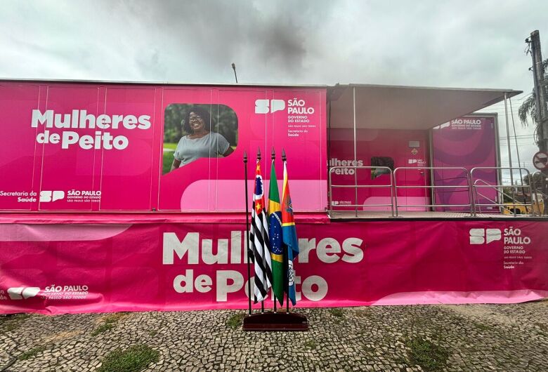 Carreta da Mamografia atende mulheres em Ibaté a partir de quarta-feira (18)