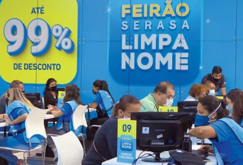 Feirão Serasa Limpa Nome oferece descontos de até 99% para renegociação de dívidas