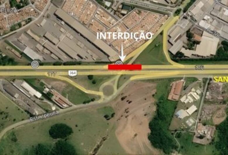 SP 310 terá interdição parcial em Rio Claro para lançamento de vigas