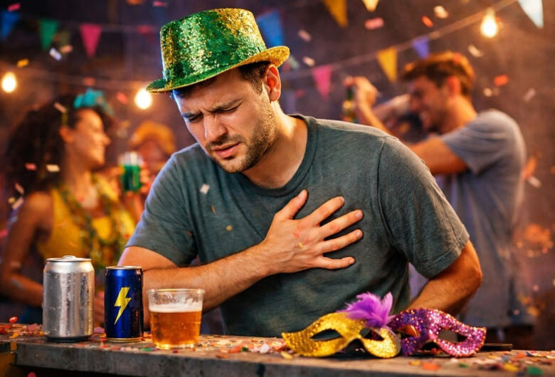 Excessos do Carnaval podem desencadear a síndrome do coração festeiro