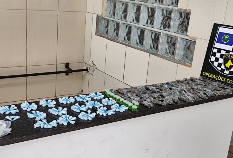 Canil da Guarda Municipal localiza grande quantidade de drogas no bairro São Carlos 5