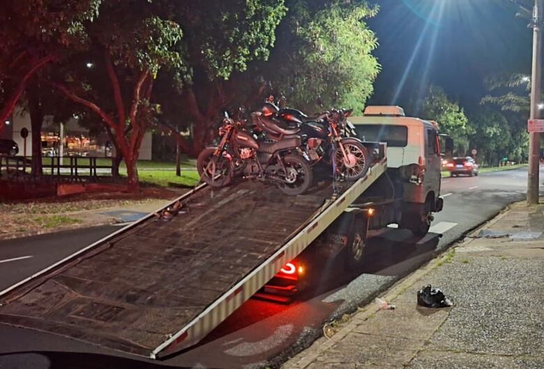 Operação contra escapamentos barulhentos apreendem cinco motos em São Carlos