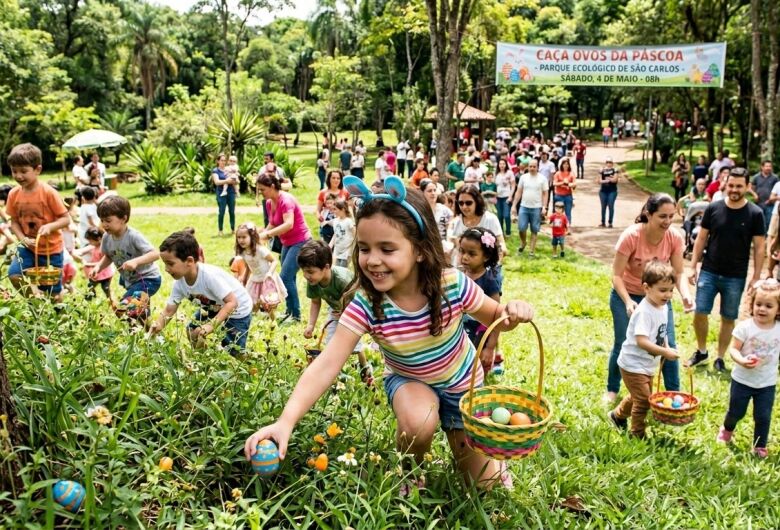 Parque Ecológico promove "Caça aos Ovos" gratuito para crianças e adolescentes