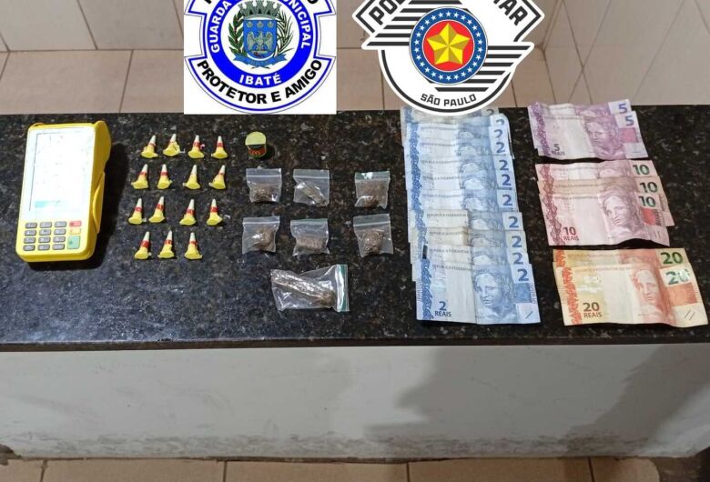 Operação conjunta da PM e Guarda Municipal prende suspeito por tráfico de drogas 