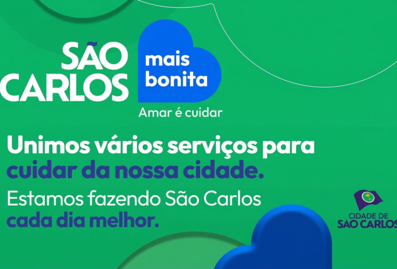 Prefeitura lança programa São Carlos Mais Bonita e inicia ações pela Zona Leste