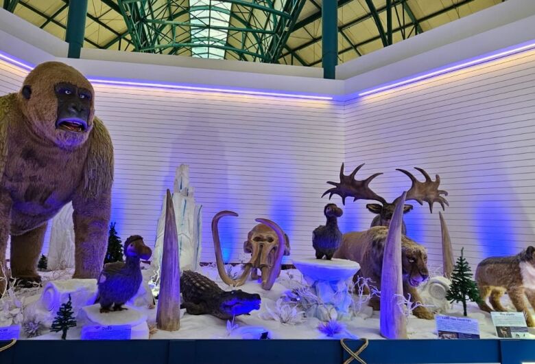 Exposição “Gigantes da Era do Gelo” chega ao Shopping com atrações para toda a família