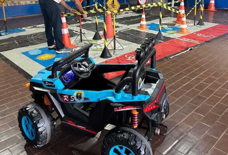 Minicidade do Trânsito percorre quatro CEMEIs em março e leva educação viária a crianças de 4 a 6 anos