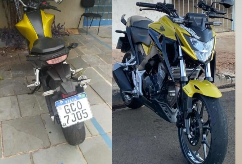 Moto é furtada em frente à escola no Santa Felícia e proprietário pede ajuda