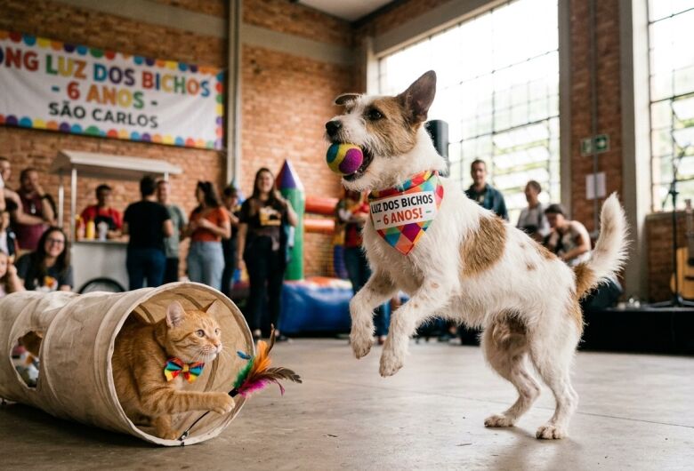 ONG Luz dos Bichos comemora 6 anos com evento especial neste sábado no Onovolab