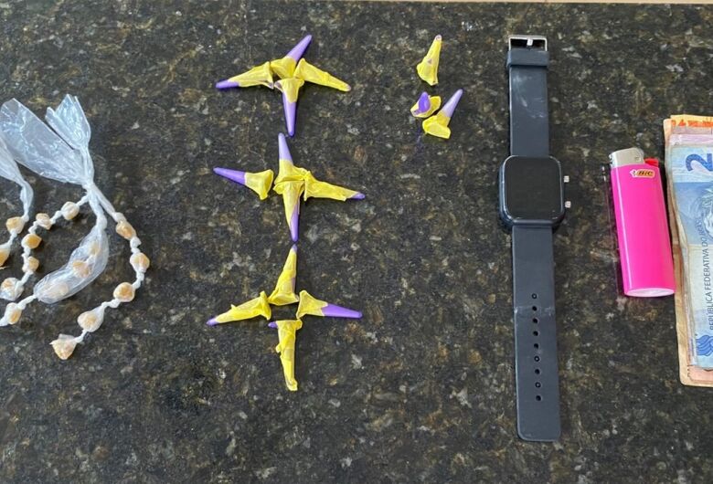 Jovem é detido por tráfico de drogas no Cidade Jardim