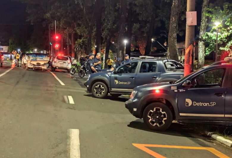 Operação contra álcool ao volante é realizada no Centro de São Carlos