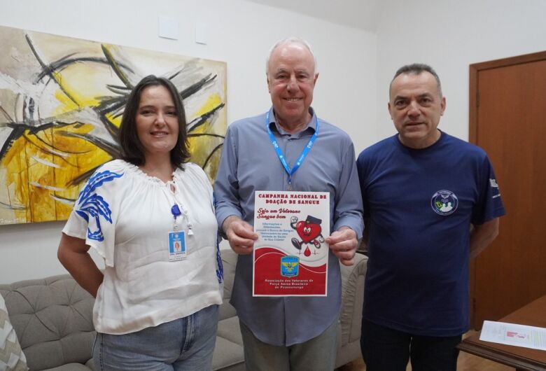 Santa Casa apoia campanha “Seja um Veterano Sangue Bom”