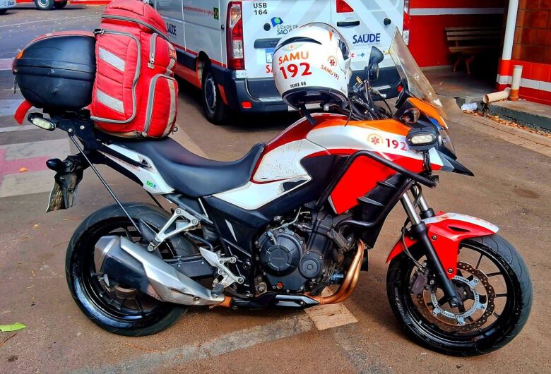 Nova moto para o SAMU: Elton Carvalho Destina Emendas para 3ª Motolância do SAMU em São Carlo