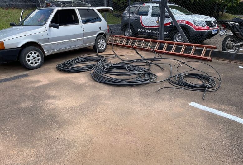Homem é preso acusado de furtar cabos elétricos no Cruzeiro do Sul 