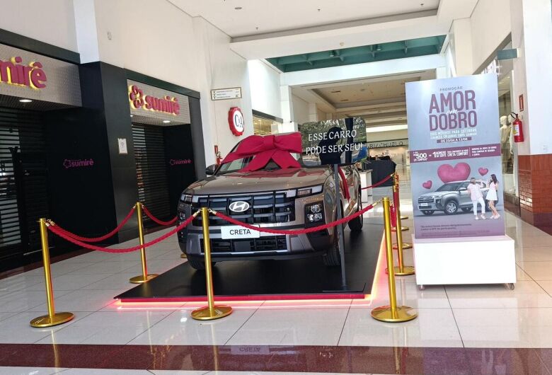 Shopping São Carlos lança campanha “Amor em Dobro” com sorteio de carro 0km para o Dia das Mães e Dia dos Namorados