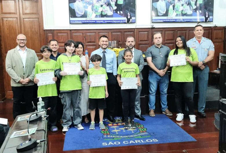 SAAE participa de diplomação de novos embaixadores ambientais