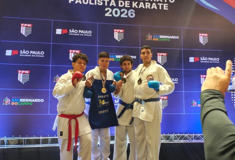Atletas de Ibaté conquistam títulos no Campeonato Paulista de Karatê