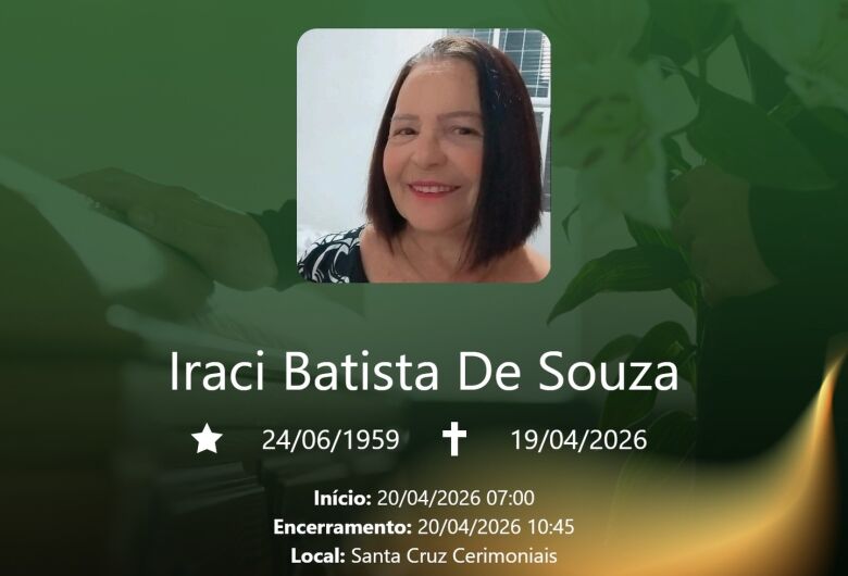 Grupo Santa Cruz informa notas de falecimento 