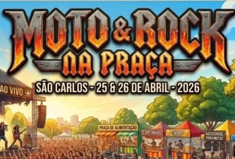 "Moto & Rock na Praça" movimenta Jardim Itamarati neste fim de semana