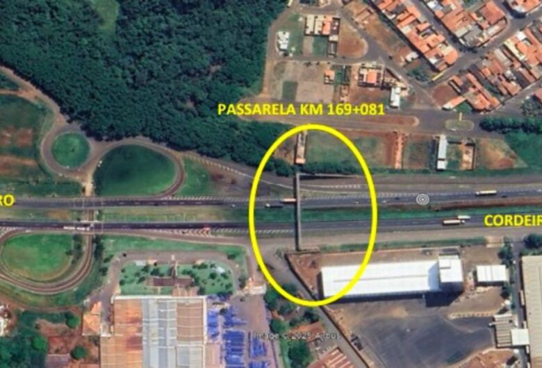 Obras em passarela da Washington Luís começam nesta terça e alteram trânsito em Santa Gertrudes