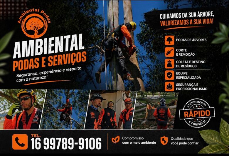 Ambiental Podas e Serviços se destaca como uma das empresas que mais crescem em São Carlos e região