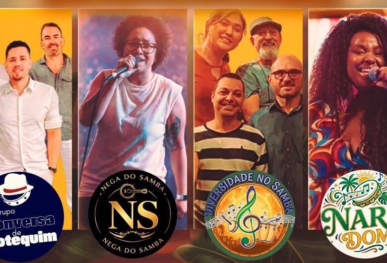 Evento "10 Horas de Samba" promete música, dança e feijoada no próximo domingo em São Carlos