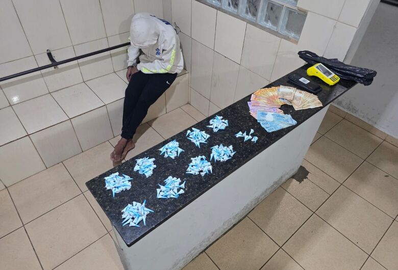 Jovem é detido com 233 pinos de cocaína no Gonzaga