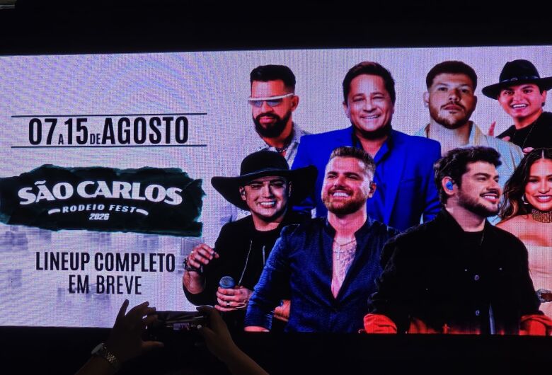 Simone Mendes, Leonardo e Zé Neto e Cristiano estão entre as atrações do São Carlos Rodeio Fest 2026