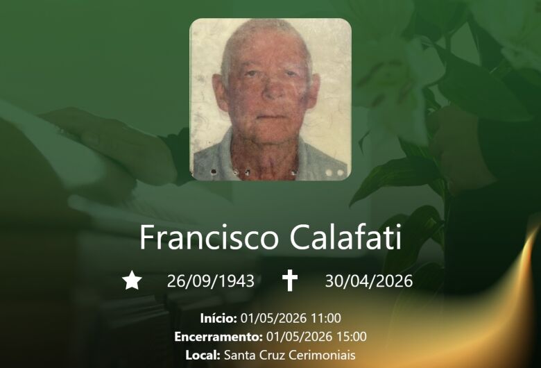 Grupo Santa Cruz informa notas de falecimento