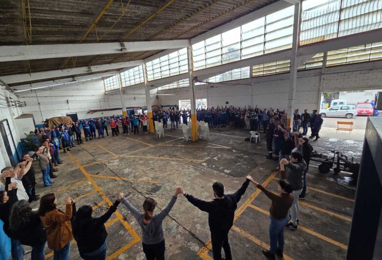 Servidores se mobilizam contra entrega do SAAE à iniciativa privada