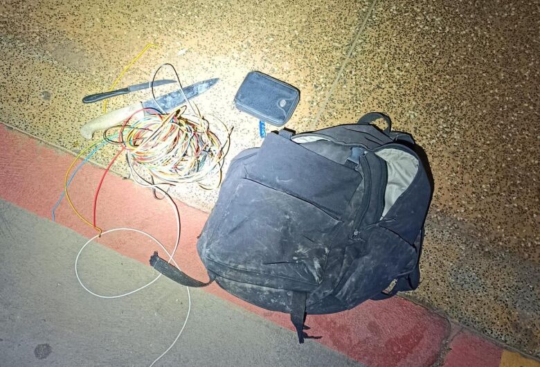 Ladrão é preso pela GCM furtando fios durante jogos no Ginásio Milton Olaio Filho