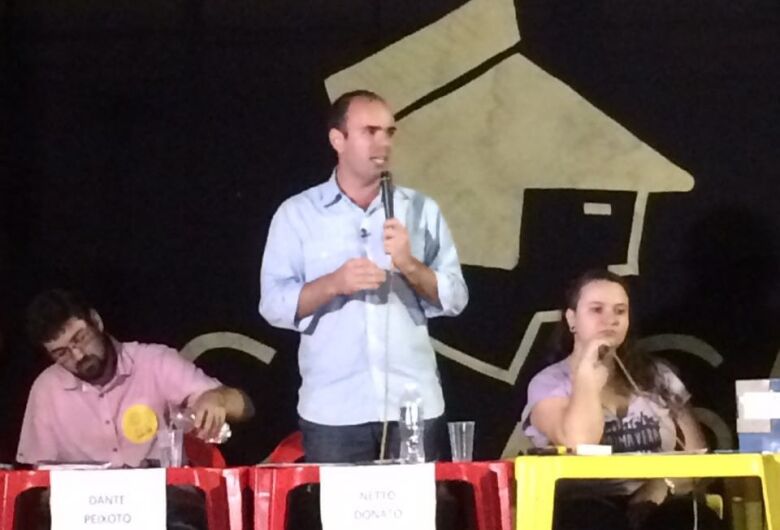 Netto Donato participa do primeiro debate das eleições 2016