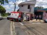 Pintor no momento em que era socorrido pelo Samu