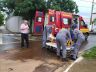 Motorista quando era socorrido pela UR dos Bombeiros