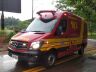 Motorista quando era socorrido pela UR dos Bombeiros