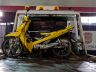A moto foi apreendida. Veículo estava com a numeração do motor e do chassi raspados