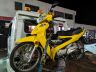 A moto foi apreendida. Veículo estava com a numeração do motor e do chassi raspados