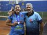 Equipe do Objetivo/Smec comemora a conquista do quinto título da competição