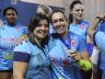 Equipe do Objetivo/Smec comemora a conquista do quinto título da competição