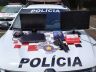 Produtos suspeitos que estavam na casa do criminoso