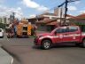 Fogo destruiu o motor da van que transportava os alunos