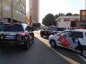 Viaturas da frente da DIG em São Carlos