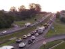 Trânsito congestionado na Washington Luís