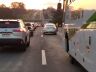 Trânsito congestionado na Washington Luís