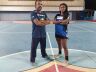 Paulo com as atletas que vieram para reforçar o H7 Esportes: agora, são-carlenses de coração