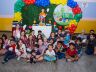 Murilo e seus heróis durante festa de aniversário: doses cavalares de empatia e carinho