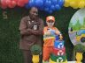Murilo e seus heróis durante festa de aniversário: doses cavalares de empatia e carinho