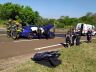 BMW ficou destruída após o forte impacto na SP-318
