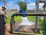 Água voltou a jorrar e atenderá população